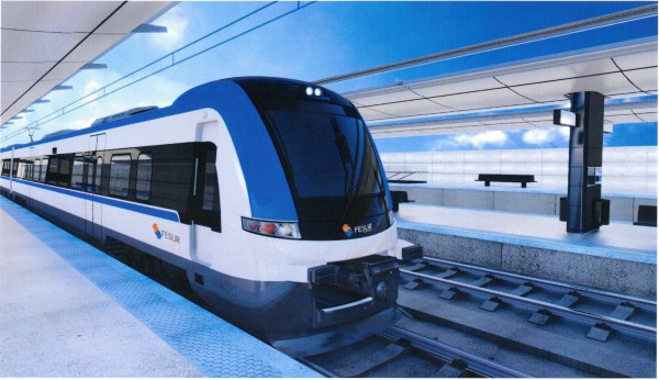 Vista exterior nuevos trenes