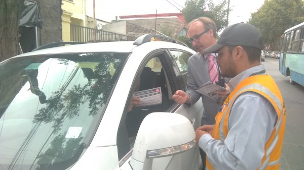SeremiTT y Carabineros realizan control de velocidad en troncal urbano