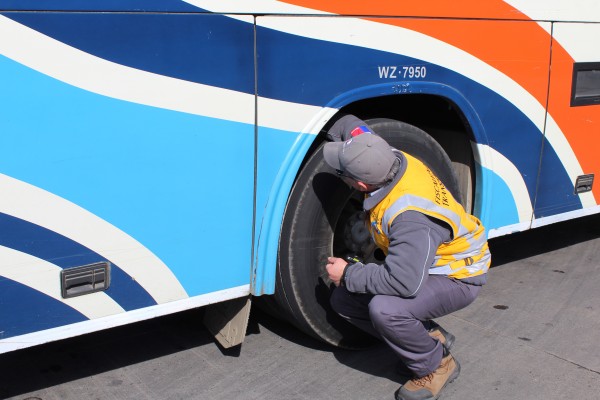 Fiscalización a buses