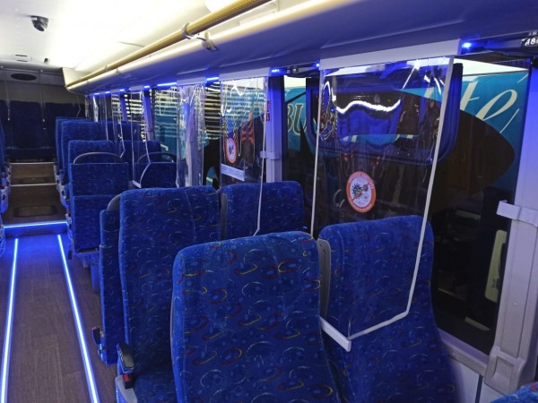 Presentamos nuevas tecnologías de biosanitización en buses interurbanos y de traslado al aeropuerto 
