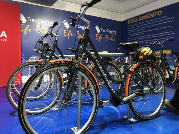 Biciestacionamiento de la estación de trenes de Rancagua