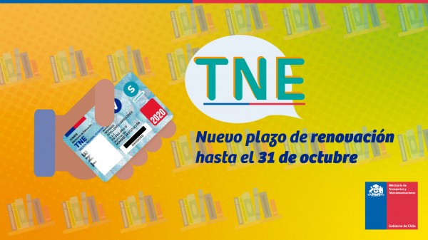 Gobierno anuncia nueva prórroga para la TNE: Plazo de renovación se extiende hasta el 31 de octubre