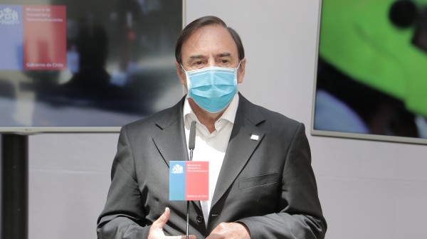 Subsecretario Domínguez dando a conocer nuevo plan de ciclovías 2021