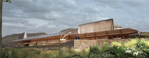 Diseño de los terminales de buses de la capital comunal y de La Junta.